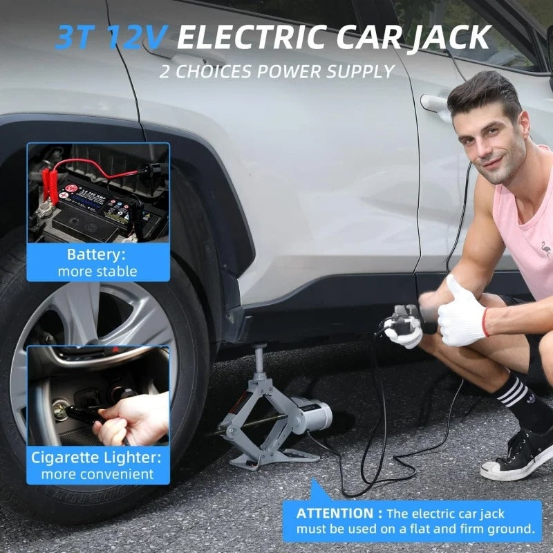 Sturdy 12V Electric Jack