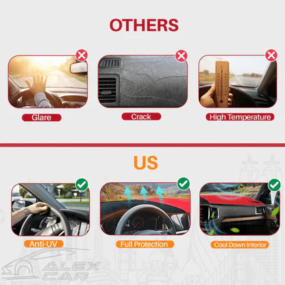 Apex Custom Fit Dashboard Mat Cover For Sedan, Hatchback, , MPV, Truck, SUV etc.